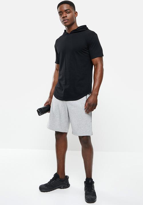 basicthread - Active hoodie tee - black