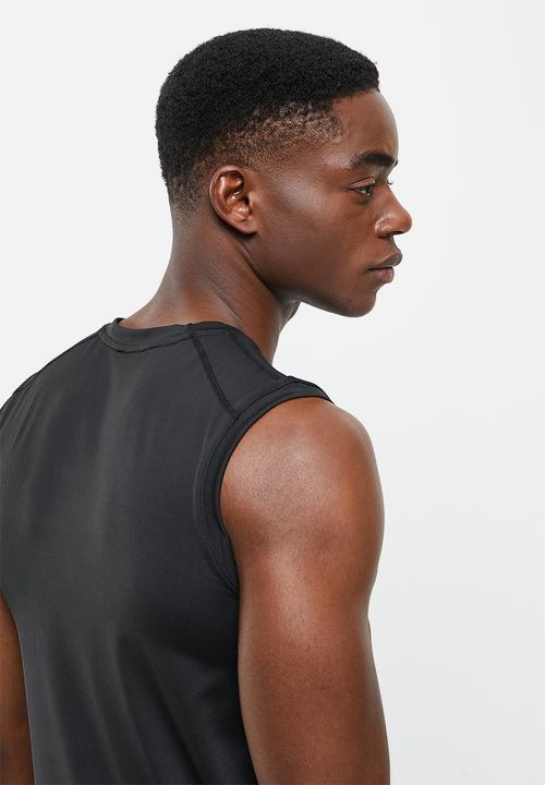 basicthread - Active contrast  panel vest - black & lime 