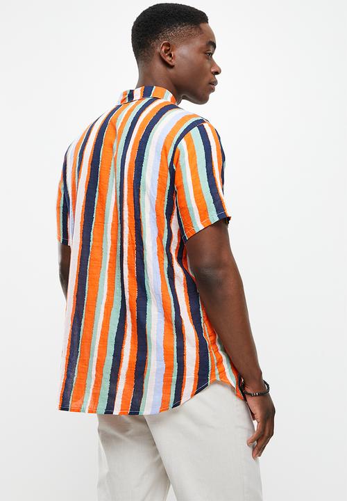 basicthread - Regular fit l.v stripe shirt - multi