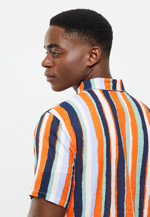 basicthread - Regular fit l.v stripe shirt - multi