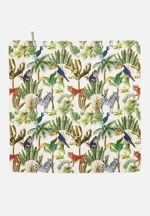 Bobums - Microfibre - towel 4 two - printed beach blanket - game reserve 
