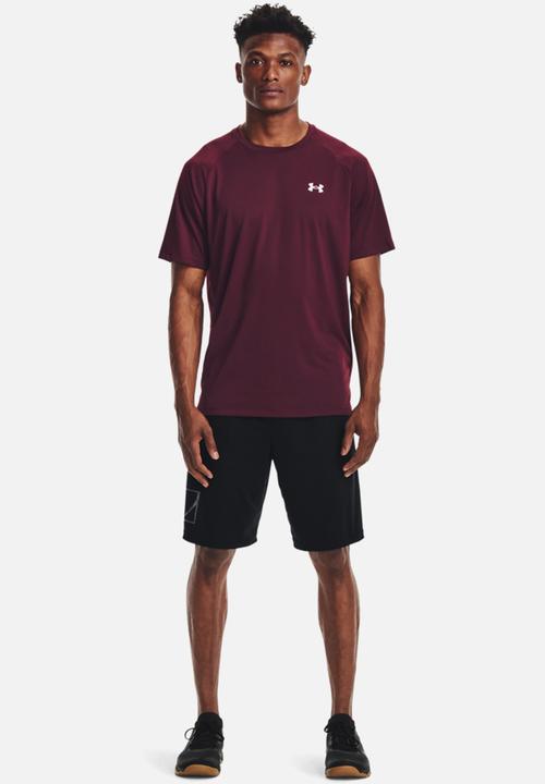 Under Armour - Ua tech 2.0 ss tee - burgundy