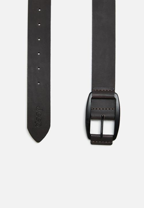 JEEP - Leather belt - brown