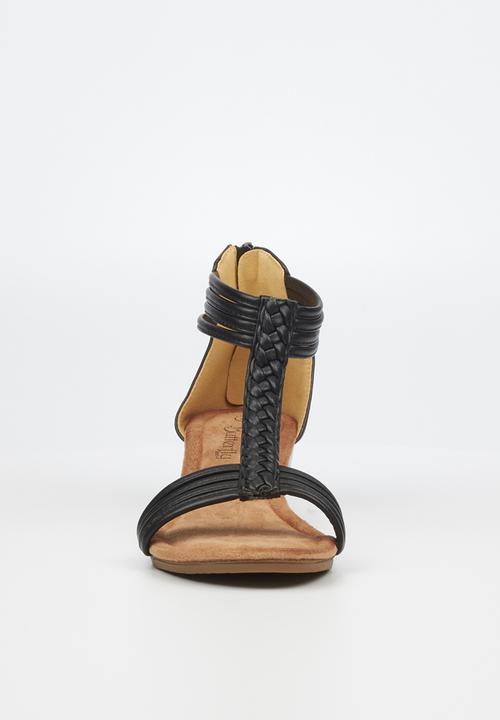 Butterfly Feet - Linah 2 wedge - black