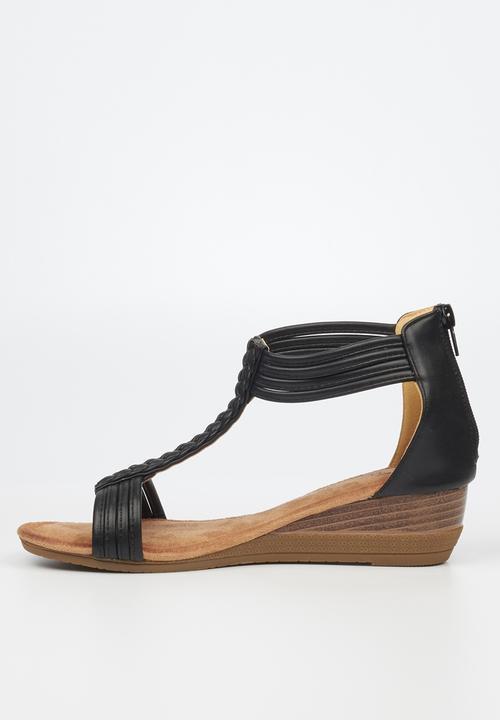 Butterfly Feet - Linah 2 wedge - black