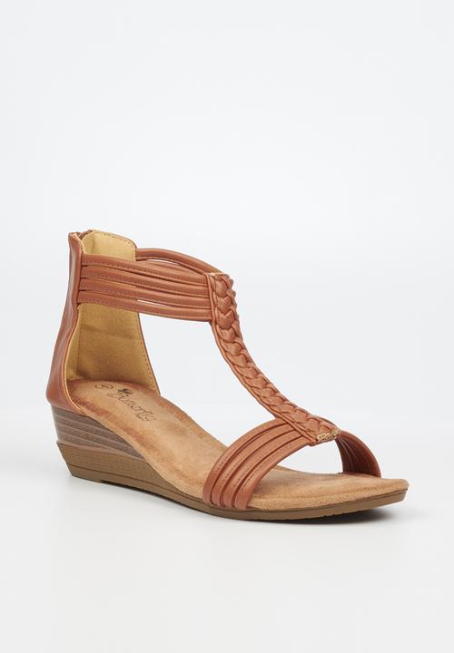 Butterfly Feet - Linah 2 wedge - tan