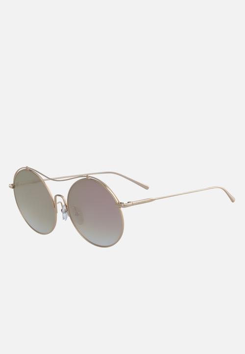 DNU Calvin Klein Sun - Calvin Klein round sunglasses - rose gold