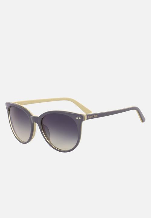 DNU Calvin Klein Sun - Calvin Klein sun round sunglasses - grey