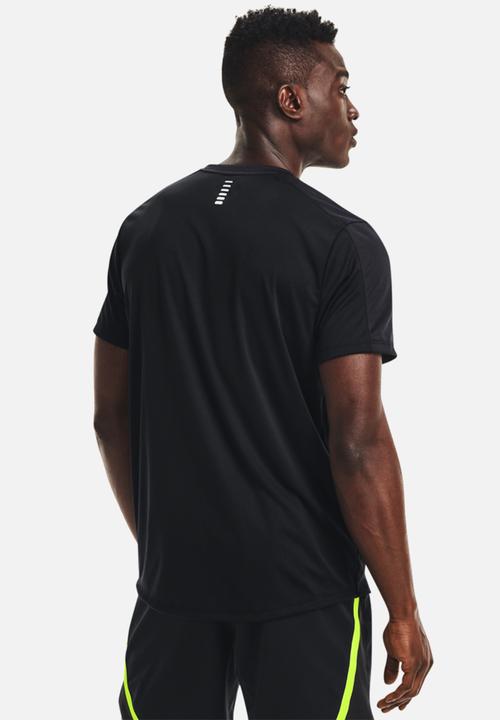 Under Armour - UA Run Graphic Print Fill Short Sleeve - black