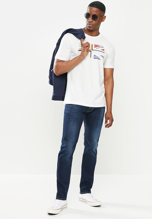 Ben Sherman - Uk sliced tee - ivory