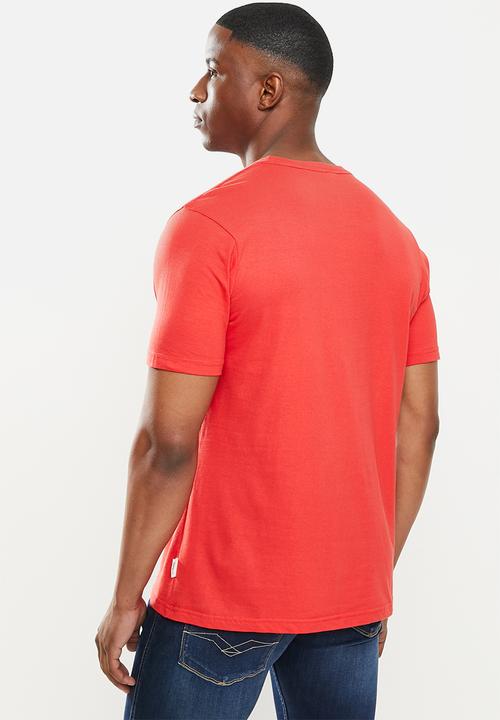 Ben Sherman - Crop guitar tee - red