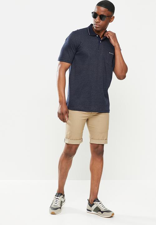Ben Sherman - Mercerized golfer - navy