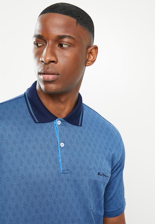 Ben Sherman - Mercerized golfer - blue royal