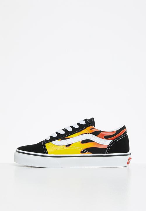 Vans - Uy old skool - (flame) black/true white