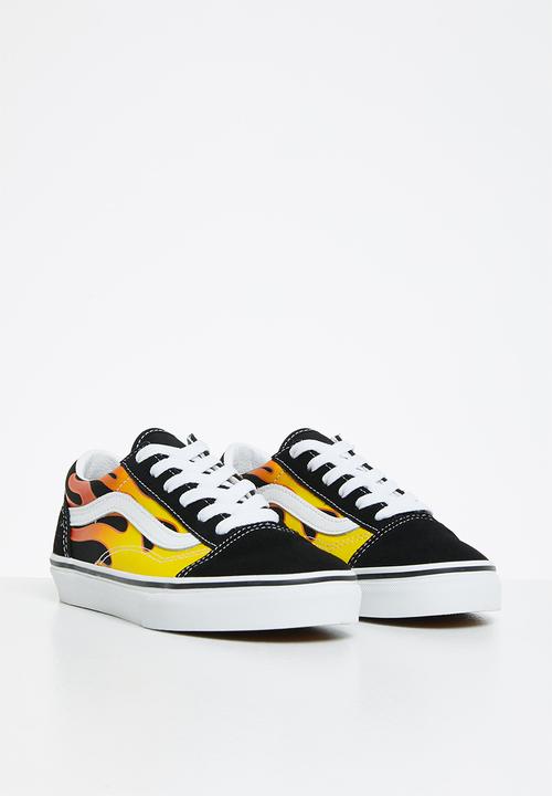 Vans - Uy old skool - (flame) black/true white