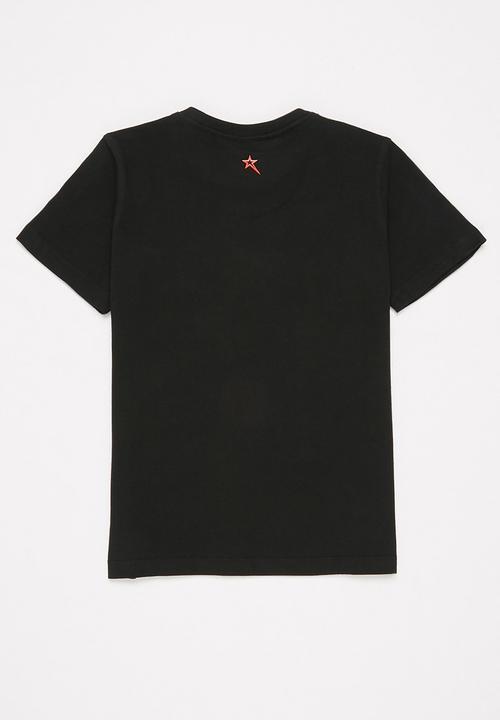 SOVIET - B sparks boys short sleeve logo tee - black