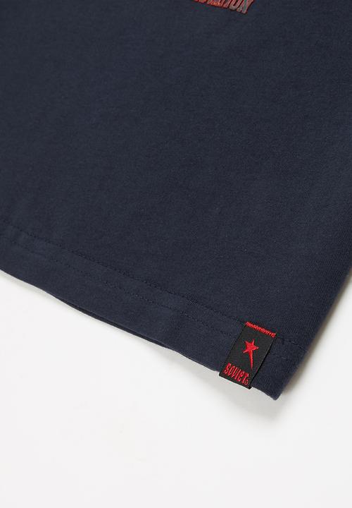 SOVIET - B scofield fashion tee - navy