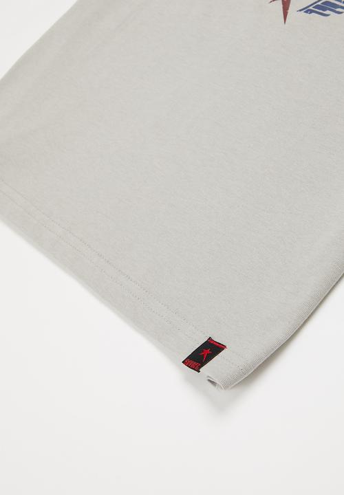 SOVIET - B ward boys short sleeve logo tee - oyster