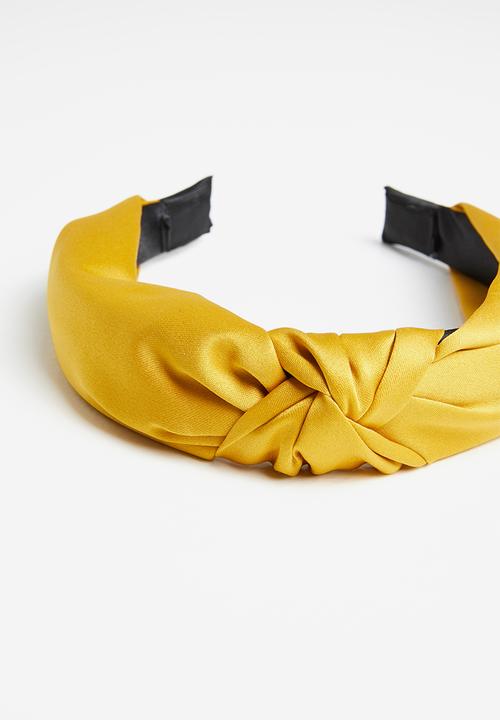 Superbalist - Knotted headband - mustard