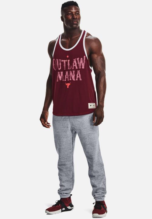 Under Armour - UA Project Rock Outlaw Mana Tank- red