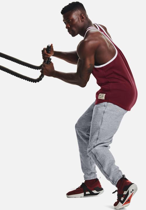 Under Armour - UA Project Rock Outlaw Mana Tank- red