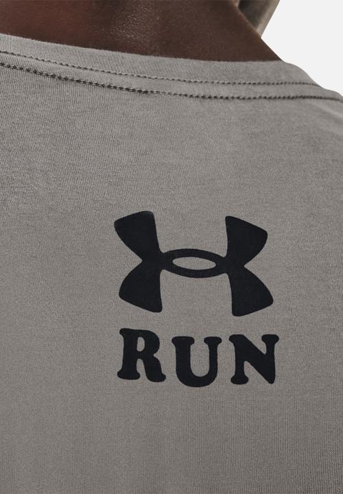 Under Armour - Ua keep run weird graphic ss - dark-grey