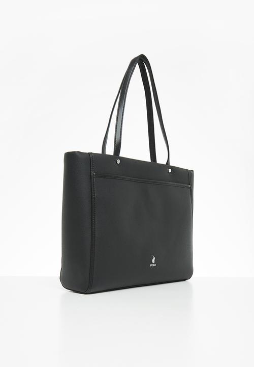 POLO - Polo lyon casual tote - black