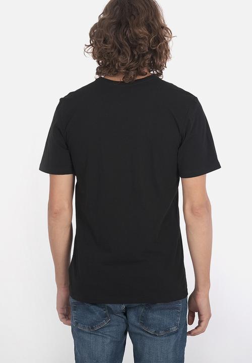 Hurley - Evd wsh fastlane camo short leeves - black