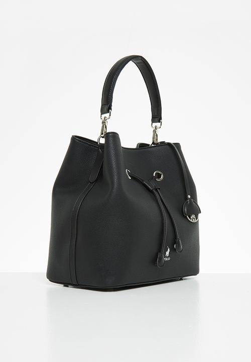 POLO - Polo lyon drawstring bucket - black