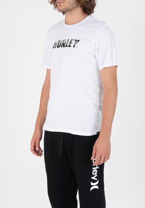 Hurley - Evd wsh fastlane camo short sleeve - white