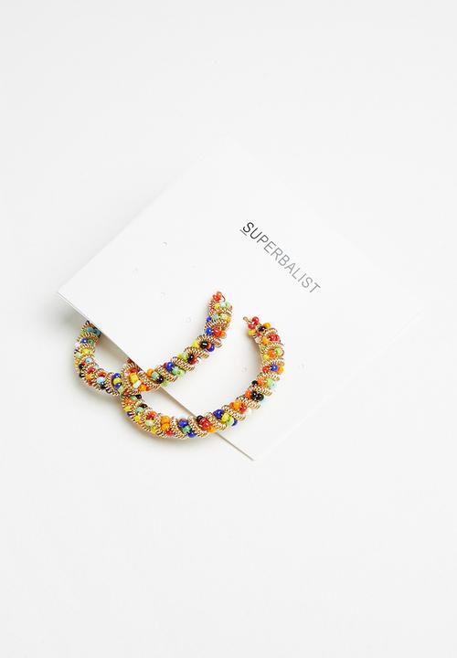 Superbalist - Tara hoop earrings - multi