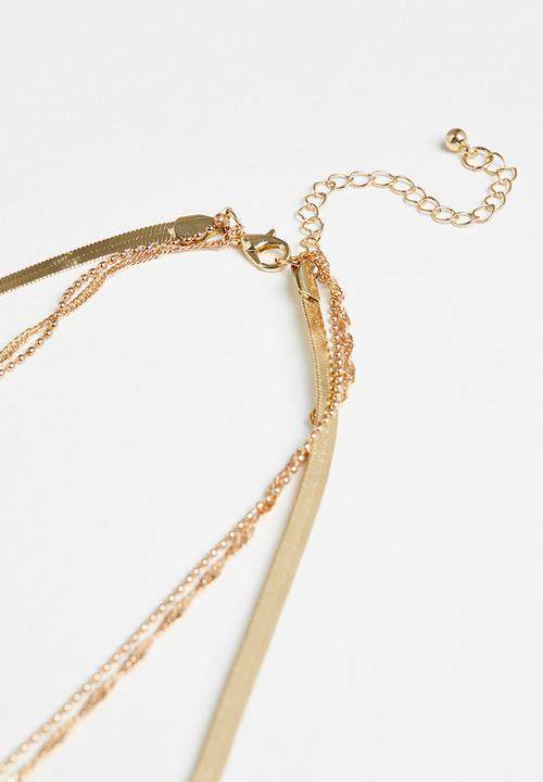 Superbalist - Sasha multi-layered necklace - gold