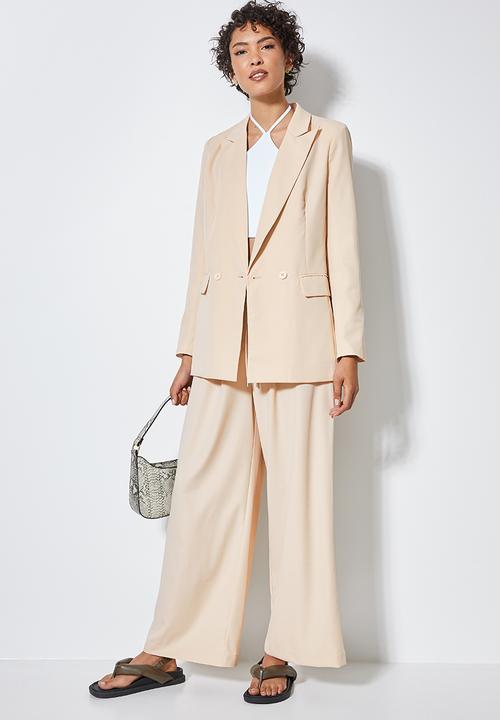 Superbalist - Double breasted blazer - stone