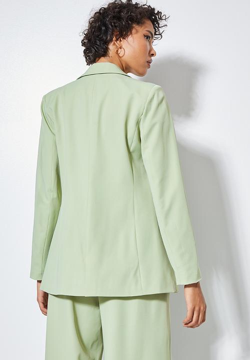 Superbalist - Double breasted blazer - dusty sage