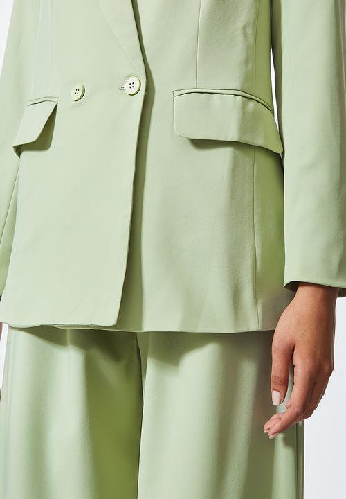 Superbalist - Double breasted blazer - dusty sage