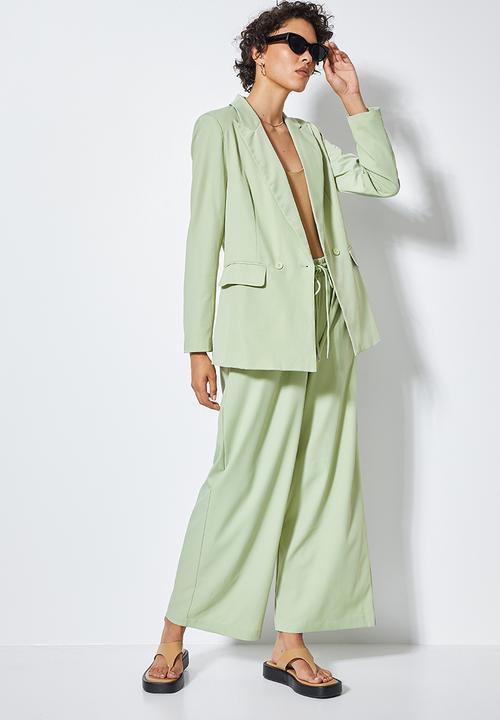 Superbalist - Double breasted blazer - dusty sage