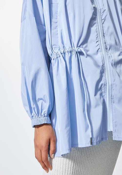Superbalist - Water resistant zip up jacket - sky blue