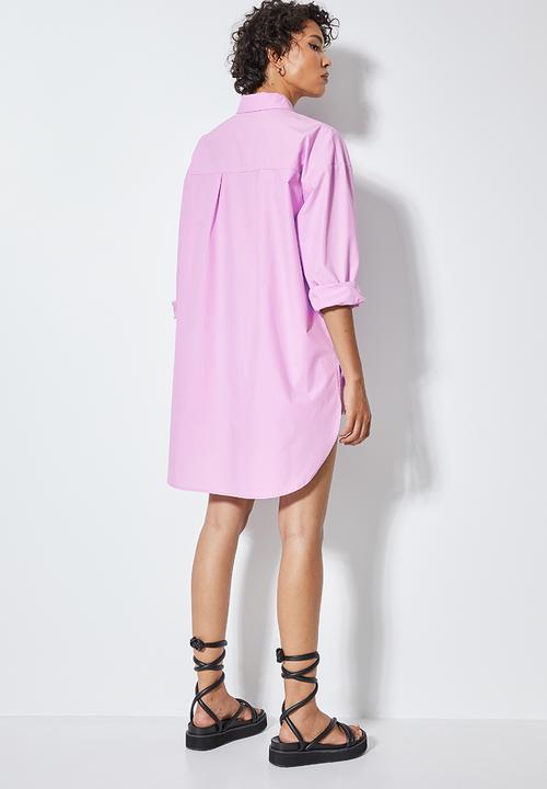 Superbalist - Relaxed co-ord shirt  -  orchid