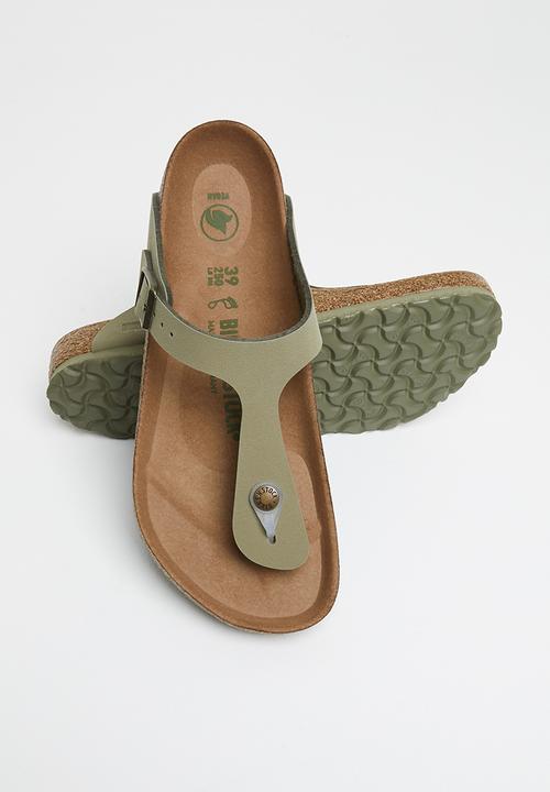 Birkenstock - Gizeh birko-flor regular - faded khaki