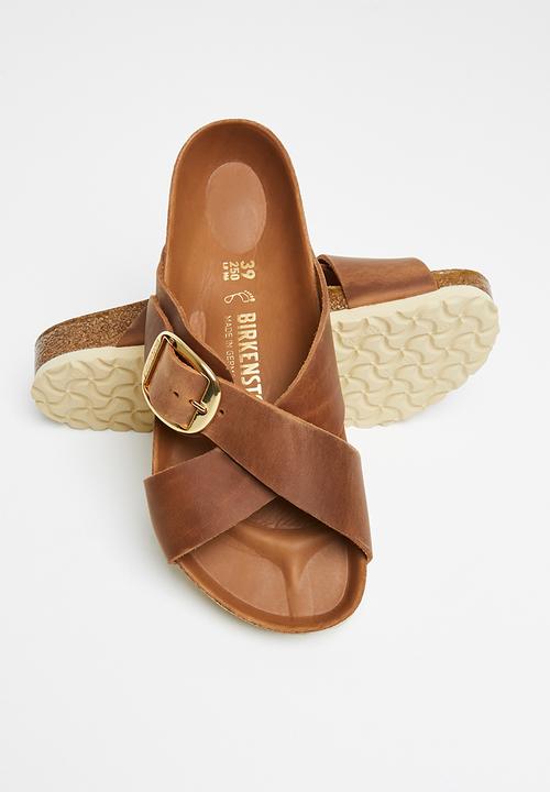 Birkenstock - Siena big buckle oiled leather regular - cognac