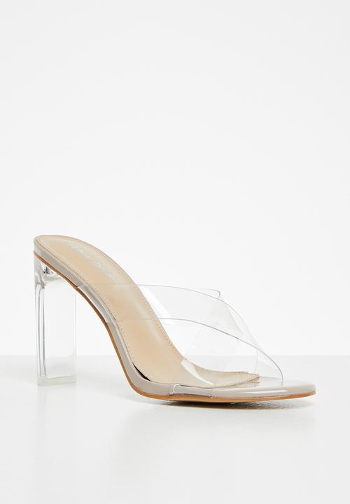 Public Desire - Victory barely there slip on heel - neutral
