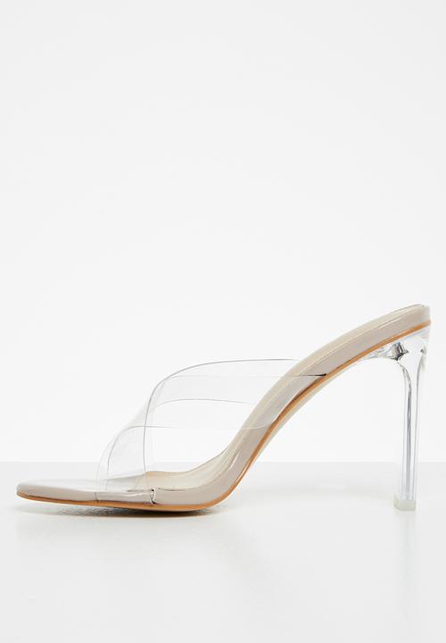 Public Desire - Victory barely there slip on heel - neutral