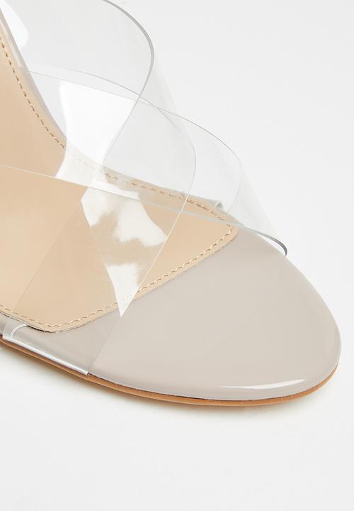 Public Desire - Victory barely there slip on heel - neutral