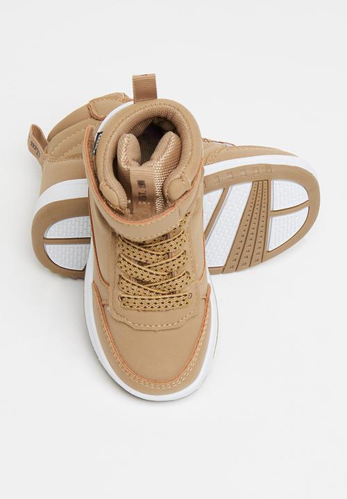 Aca Joe - Pre-boys high top sneakers - tan