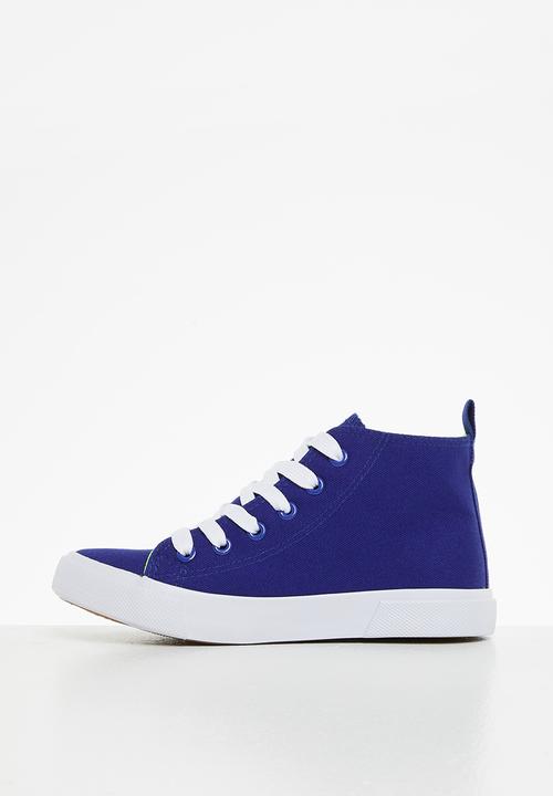 Aca Joe - Boys aca joe high top sneakers - cobalt
