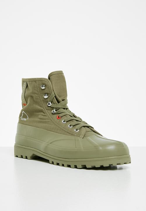 SUPERGA - 2481 alpina rip stop nylon duckboot - green safari