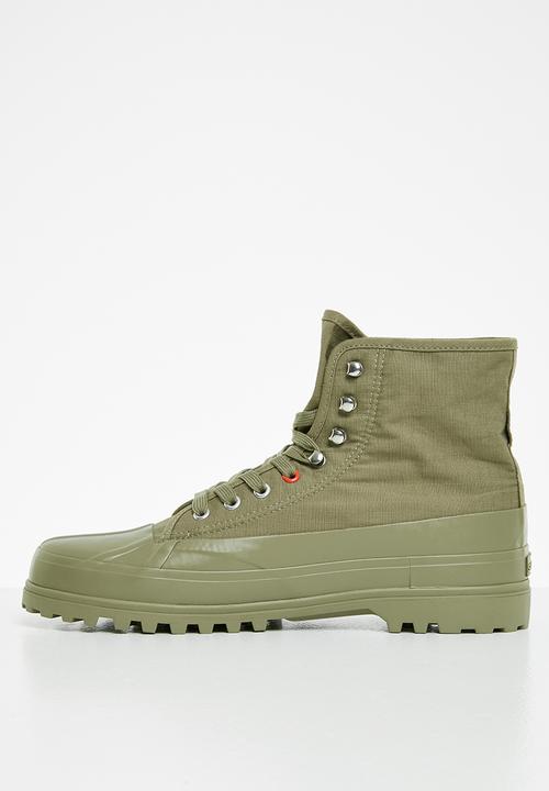 SUPERGA - 2481 alpina rip stop nylon duckboot - green safari