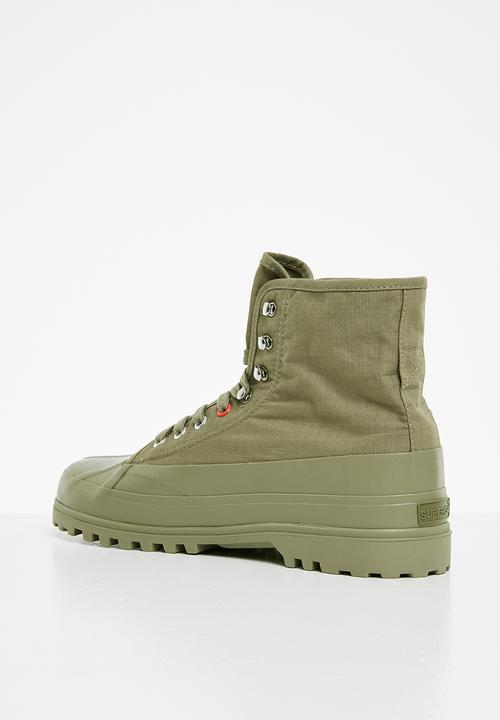 SUPERGA - 2481 alpina rip stop nylon duckboot - green safari