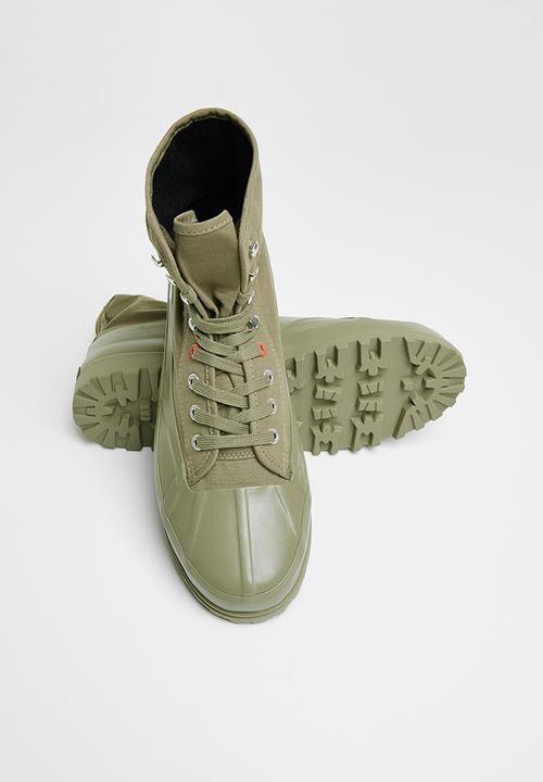 SUPERGA - 2481 alpina rip stop nylon duckboot - green safari