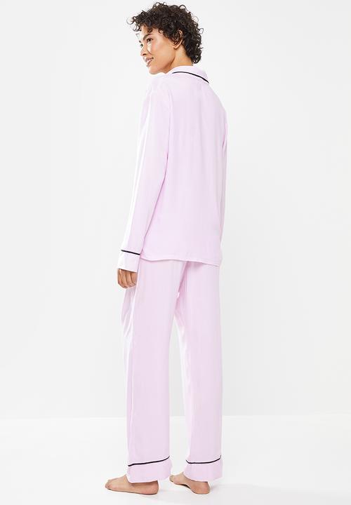 Superbalist - Sleep shirt & pants set - lilac